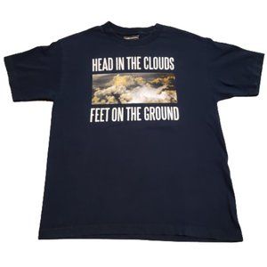 The Hundreds Head in the Clouds T-Shirt Tee Navy Blue Men's Medium M Streetwear
